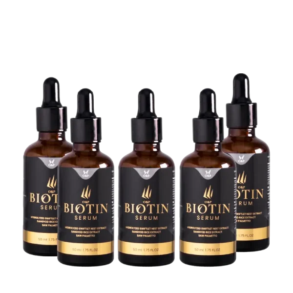 O&P Biotin Serum 250 มล. เซรั่มลดผมร่วง เพิ่มผมหนา