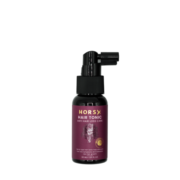 HORSY Hair Tonic 30 มล. สเปรย์แก้ผมร่วง กระตุ้นผมงอกใหม่ เพิ่มปริมาณเส้นผม รากผมแข็งแรง กลิ่นหอม สูตรอ่อนโยน แห้งไว